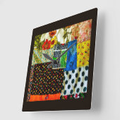 American Quilt Design Vierkante Klok (Hoek)
