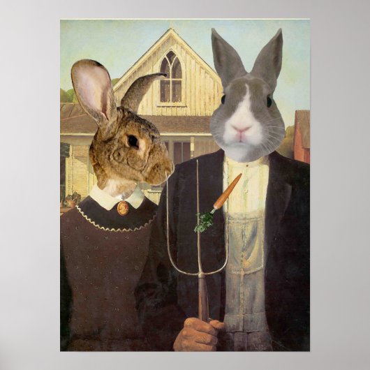 AMERICAN RABBIT-POSTER POSTER (Voorkant)