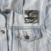 American Railroad Scene, 1871 Vierkante Button 5,1 Cm (In situ)