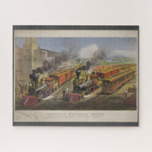 American Railroad Scene