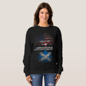American Raised met Scottish Roots Scotland Trui (Voorkant volledig)