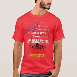 American Raised with German Roots Germany T-shirt