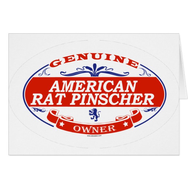 American Rat Pinscher  (Voorkant Horizontaal)
