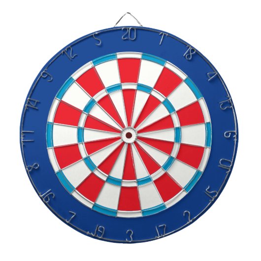 American Red White en Blue Dartbord (Voorkant)