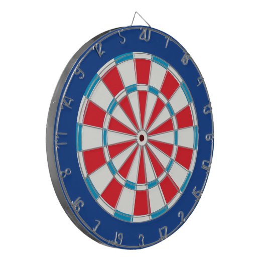 American Red White en Blue Dartbord (Voorkant Links)