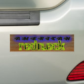 American Rednek Bumpersticker (Op auto)