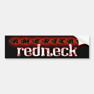 American Rednek Bumpersticker