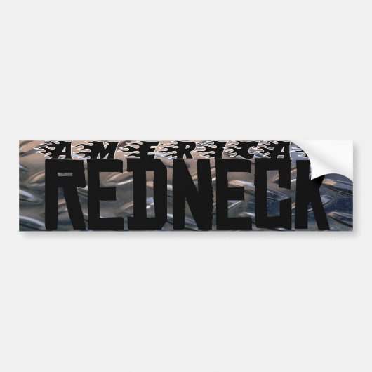 American Rednek Bumpersticker (Voorkant)