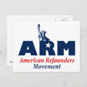 American Refounders Movement (ARM) Briefkaart (Voorkant / Achterkant)