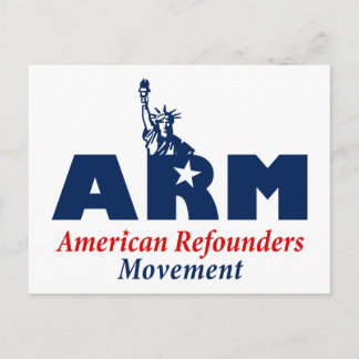 American Refounders Movement (ARM) Briefkaart