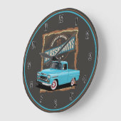 American Retro Classic Trucks Large Clock Grote Klok (Hoek)