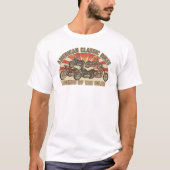 American Retro Motorcycle Collection T-shirt (Voorkant)