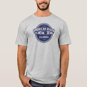 American River California Kayaking T-shirt