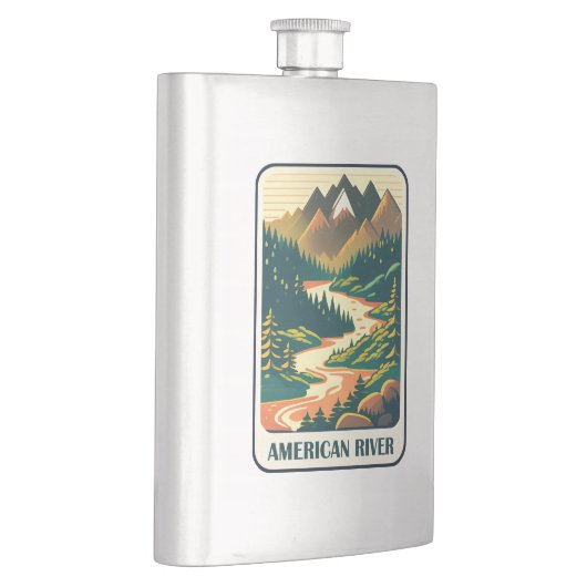 American River California kleuren Flacon (Rechts)