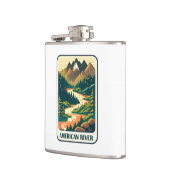 American River California kleuren Heupfles (Links)