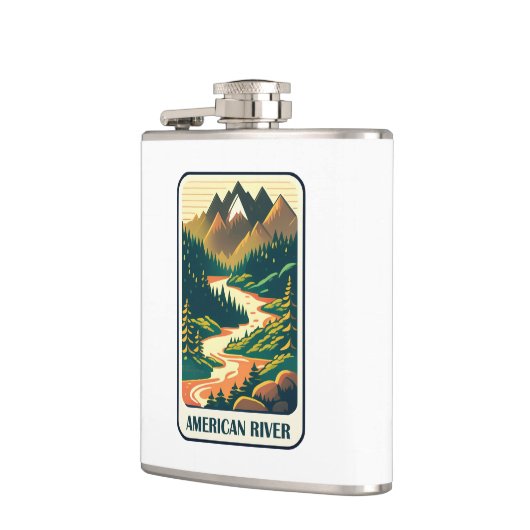 American River California kleuren Heupfles (Links)