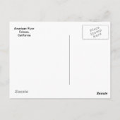 American River-Folsom Briefkaart (Achterkant)