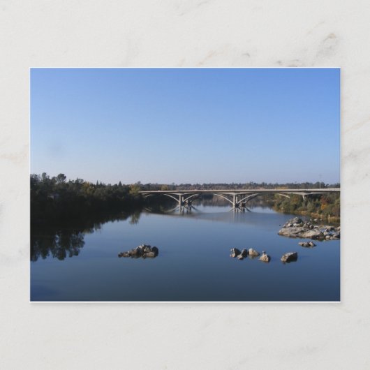 American River-Folsom Briefkaart (Voorkant)