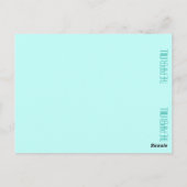 American Robin Bladwijzer Briefkaart (Achterkant)