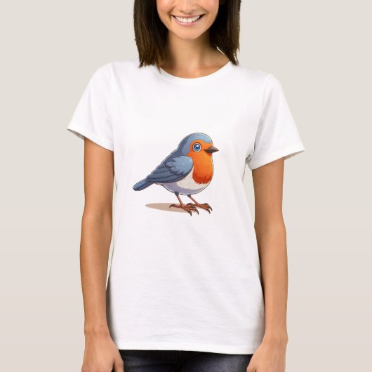 American Robin - Dames T-shirt (Voorkant)