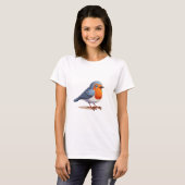 American Robin - Dames T-shirt (Voorkant volledig)