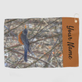 American Robin Golf Towel Golfhanddoek (Horizontaal)