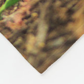 American Robin Photo Fleece Deken (Hoek)