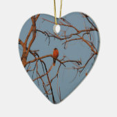 American Robin thuis om te hagen Keramisch Ornament (Links)