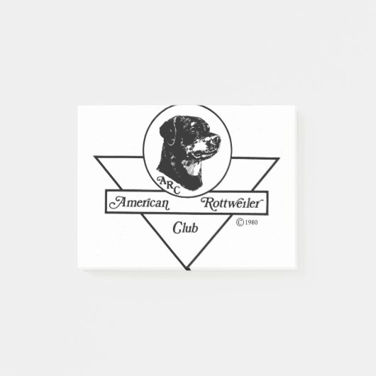 American Rottweiler Club Logo Post-it® Notes (Voorkant)