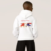American Saddlebred Girls Hooded Sweatshirt (Achterkant volledig)