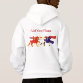 American Saddlebred Girls Hooded Sweatshirt (Achterkant)
