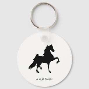 American Saddlebred Horse Key ring Sleutelhanger