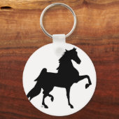 American Saddlebred Horse Sleutelhanger (Voorkant)