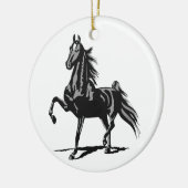 American Saddlebred Keramisch Ornament (Links)