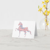 American Saddlebred Note Kaart (Gele Bloem)