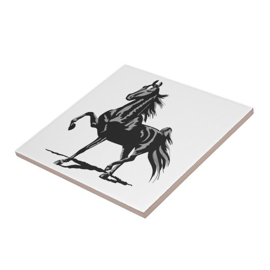 American Saddlebred Tegeltje (Zijkant)