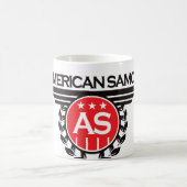American Samoa Crest Design Koffiemok (Center)