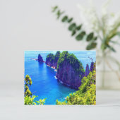 american samoa eiland schilderachtig zee oceaanwat briefkaart (Staand voorkant)