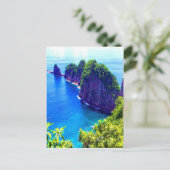 american samoa eiland schilderachtig zee oceaanwat briefkaart (Staand voorkant)