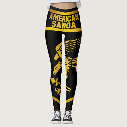 American Samoa Emblem Leggings (Voorkant)