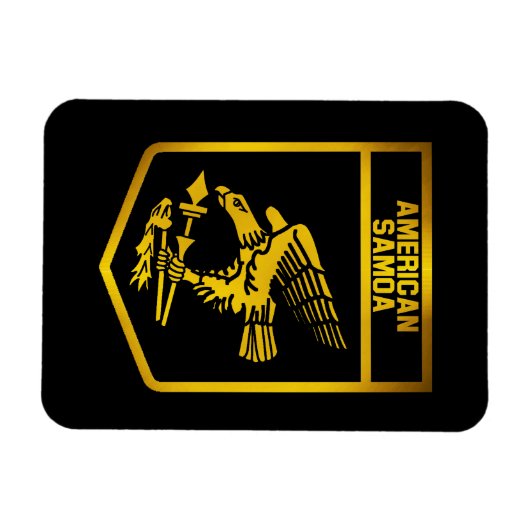American Samoa Emblem Magneet (Horizontaal)