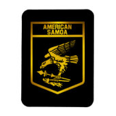 American Samoa Emblem Magneet (Verticaal)