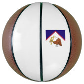 American Samoa Flag Emblem Basketbal (Verticaal)
