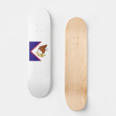 American Samoa Flag Emblem Persoonlijk Skateboard (Voorkant)