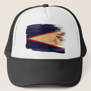 American Samoa Flag Trucker Hat Pet