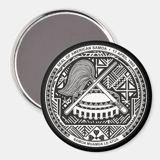 american samoa magneet (Voorkant / Achterkant)