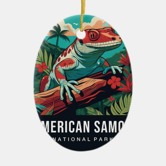 AMERICAN SAMOA NATIONAL PARK ORNAMENT (Voorkant)