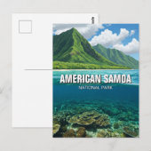 American Samoa National Park Reizen Briefkaart (Voorkant / Achterkant)