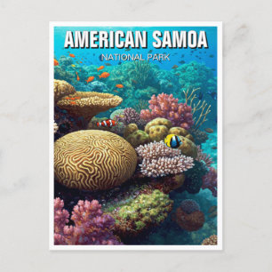 American Samoa National Park Reizen Briefkaart