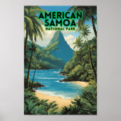 American Samoa National Park Reizen Poster (Voorkant)